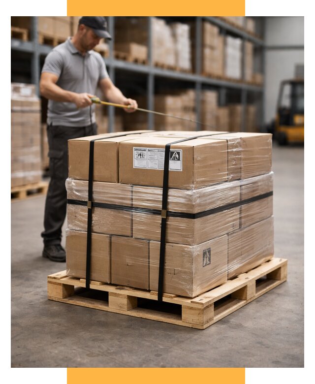 Упаковка и паллетирование грузов от 3637 р. | СетСервис-Влг