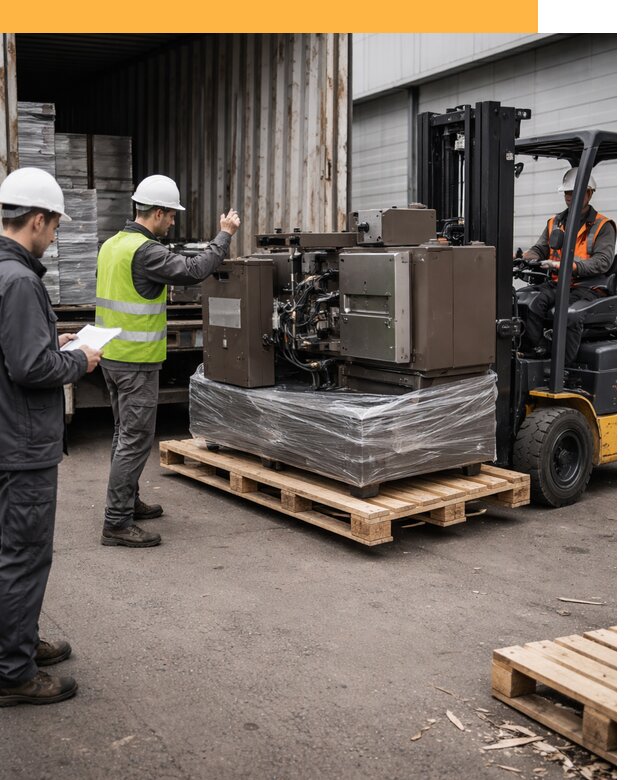 Доставка промышленного оборудования из Европы от 46760