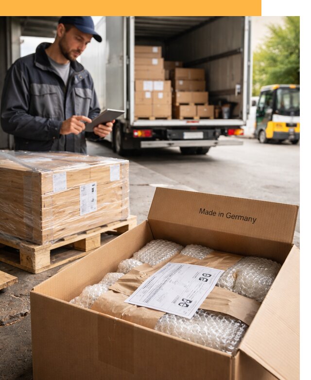 Доставка грузов из Германии от 46760 руб с таможенным оформлением