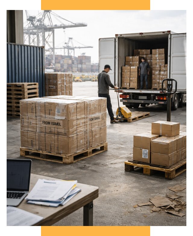 Доставка грузов из Израиля от 15587 р., логистика от СетСервис-Влг
