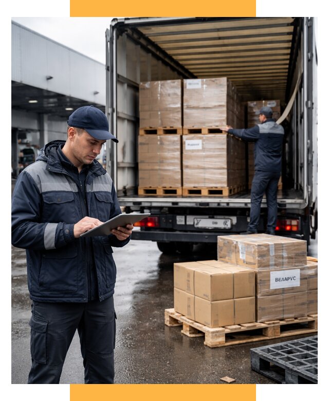 Доставка грузов из Беларуси от 15587 р. логистика СетСервис-Влг