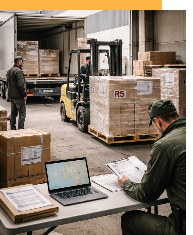 Доставка грузов в Сербию от 46760 руб, международные перевозки