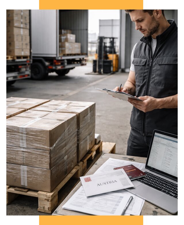 Доставка в Австрию от 67542 р. Логистика и экспорт СетСервис-Влг