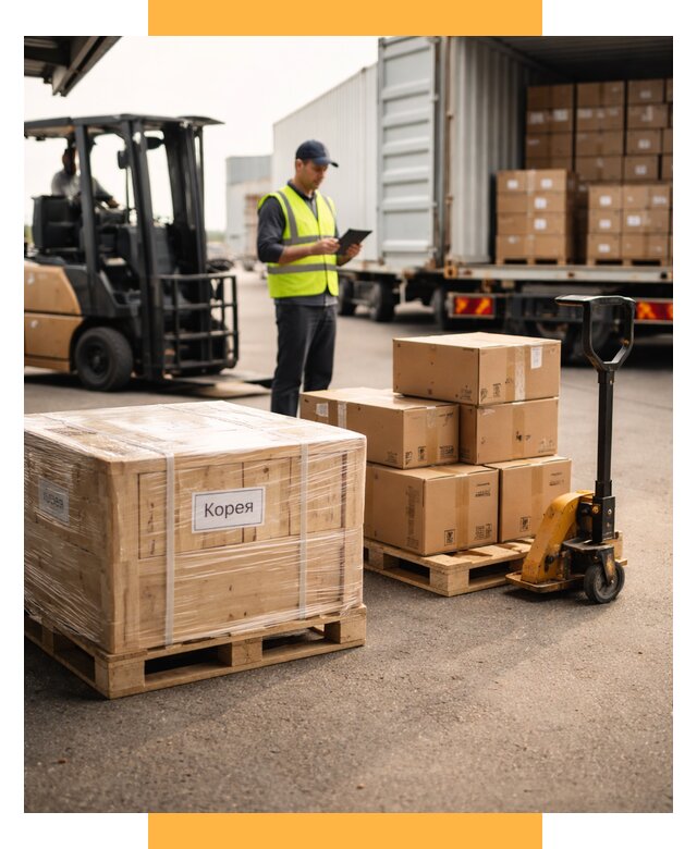 Доставка грузов в Корею из России от 36369 р. | СетСервис-Влг