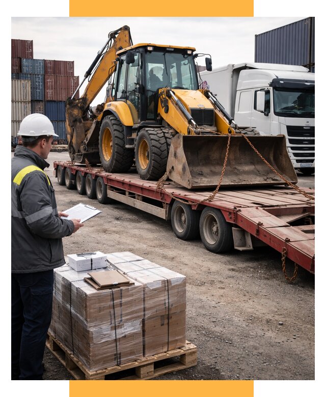 Международная перевозка спецтехники от 46760 р., СетСервис-Влг