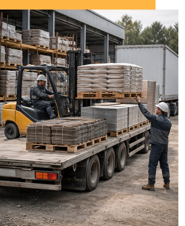 Перевозка строительных материалов по миру от 5715 руб