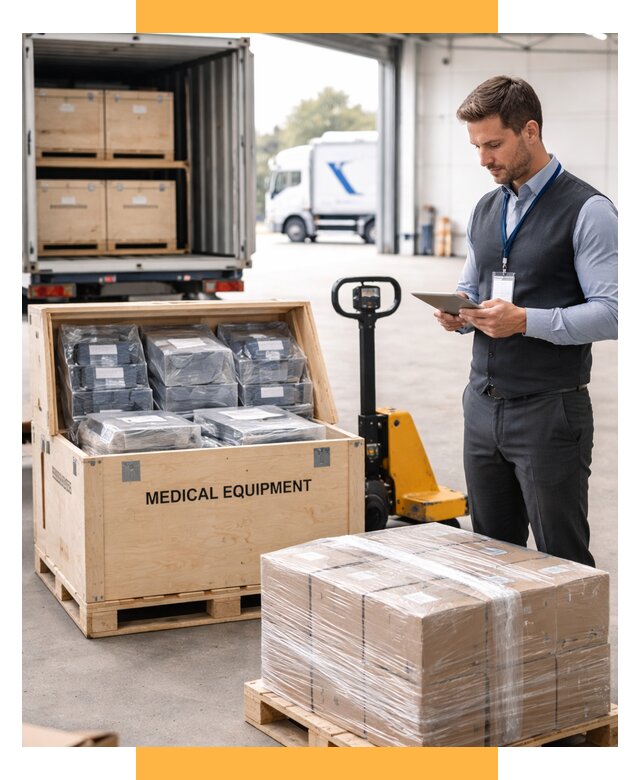 Перевозка медицинского оборудования от 15587 р. в СетСервис-Влг