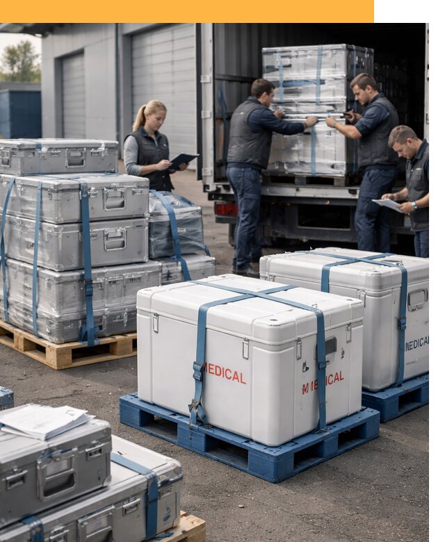 Перевозка медицинского оборудования по всему миру от 15587 руб