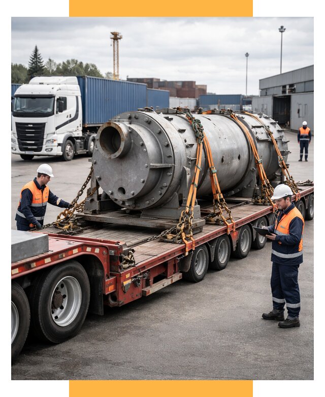 Перевозка тяжеловесных грузов под ключ от 155865 р. | СетСервис-Влг