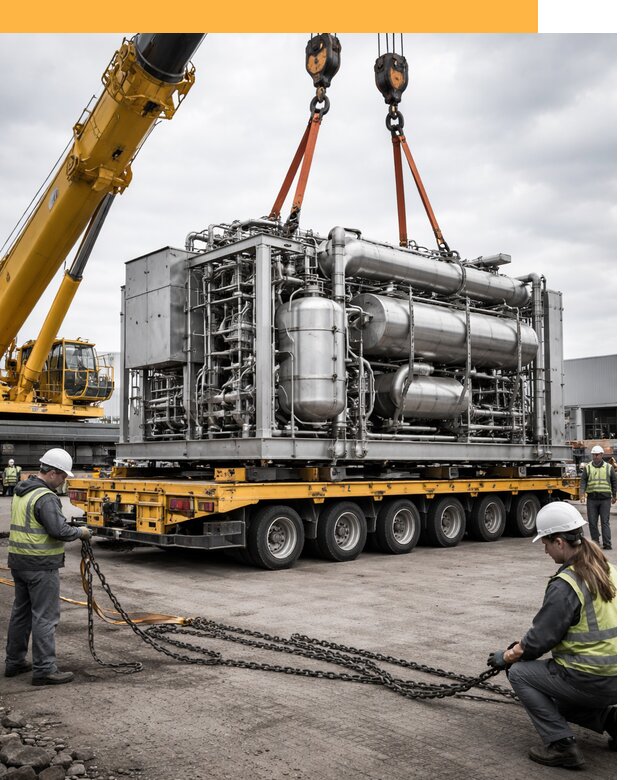 Перевозка тяжеловесных грузов по миру от 155865 руб