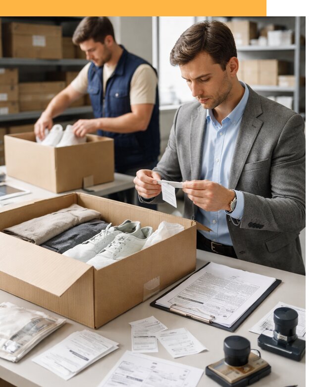 Таможенное оформление одежды и обуви по выгодной цене от 6754 руб