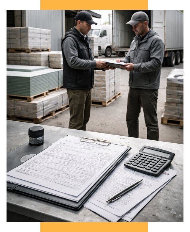 Таможенное оформление стройматериалов от 8832 р. | СетСервис-Влг