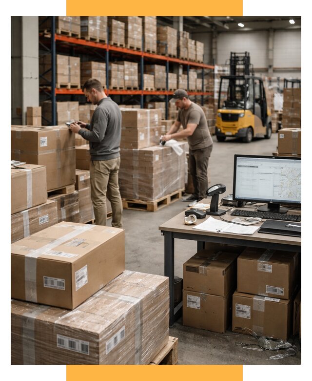 Склад консолидации в Европе от 6754 р., услуги СетСервис-Влг